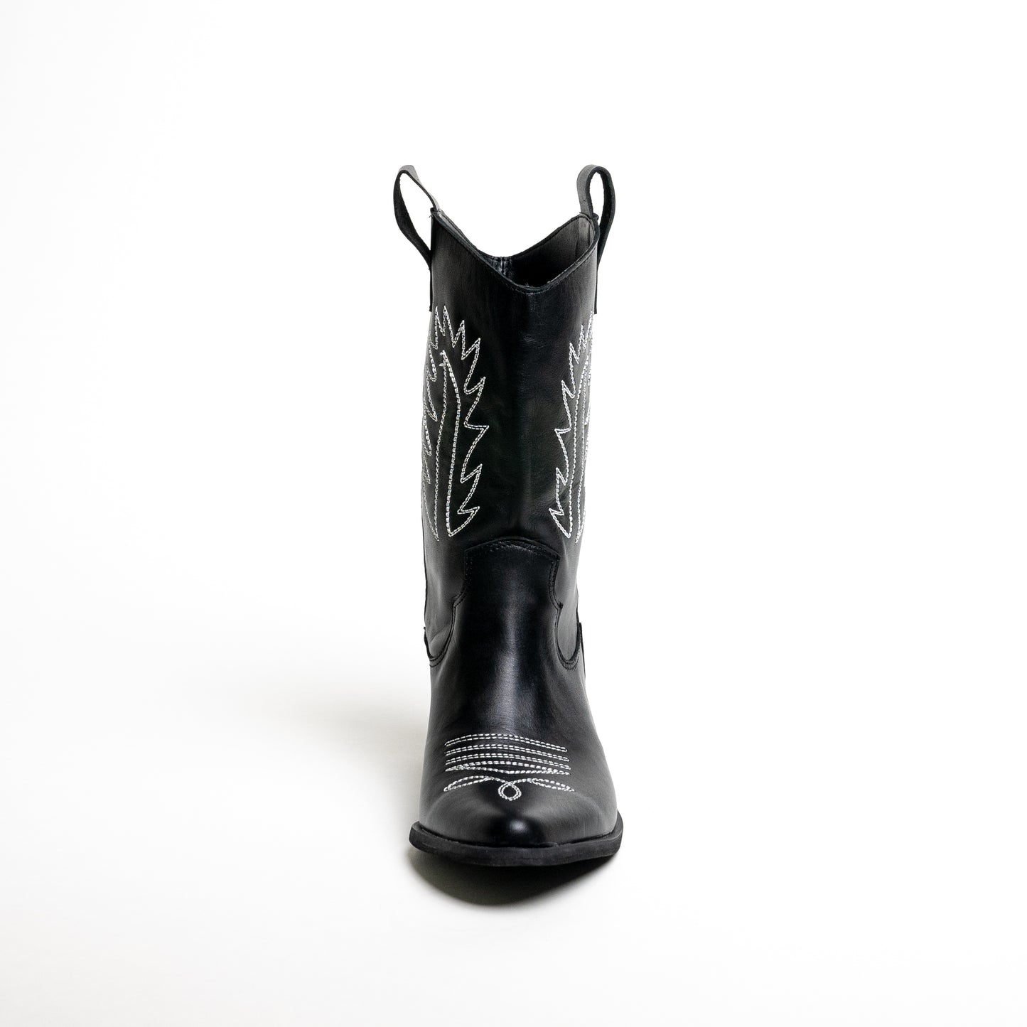 Juana Black & White | Leather Cowgirl Boots