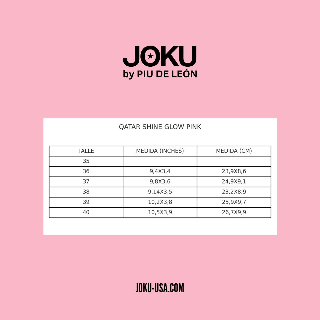Qatar Shine Glow Rose | Double plateforme