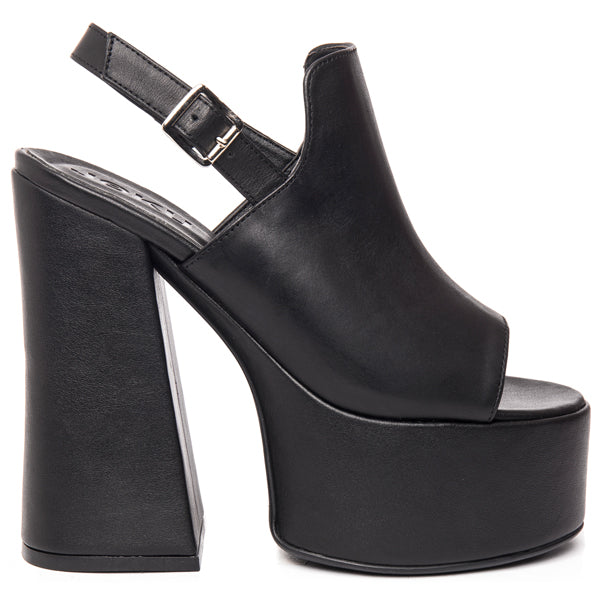 Fancy Black GENUINE LEATHER