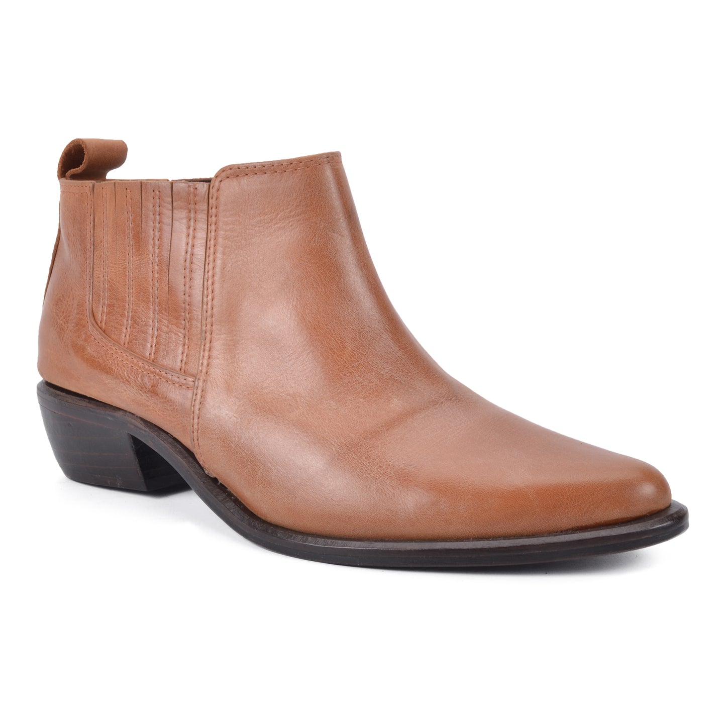 Monet Tan | Leather booties