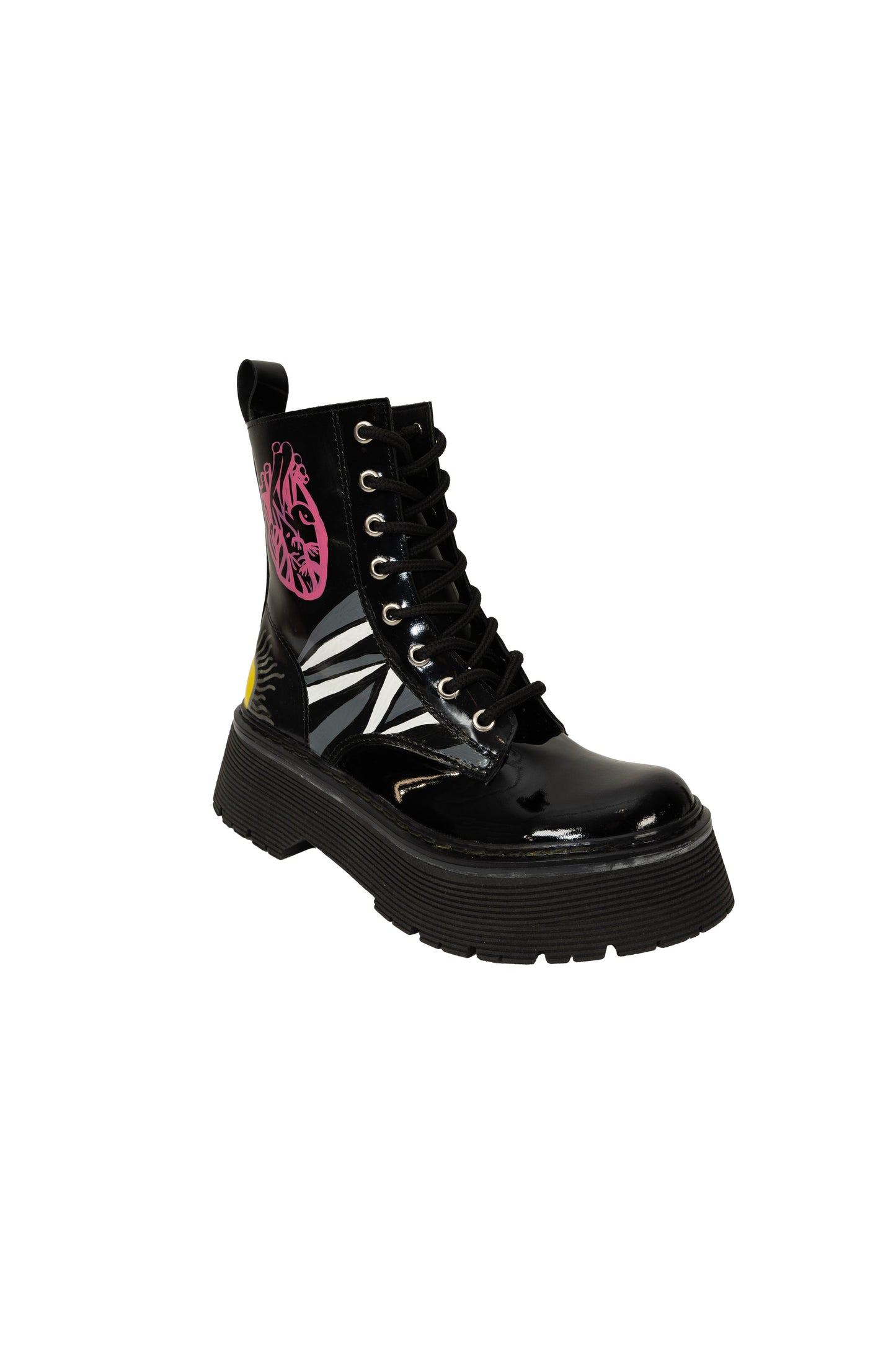 Rock Lace-Up Boot VEGAN LEATHER Collab ORI