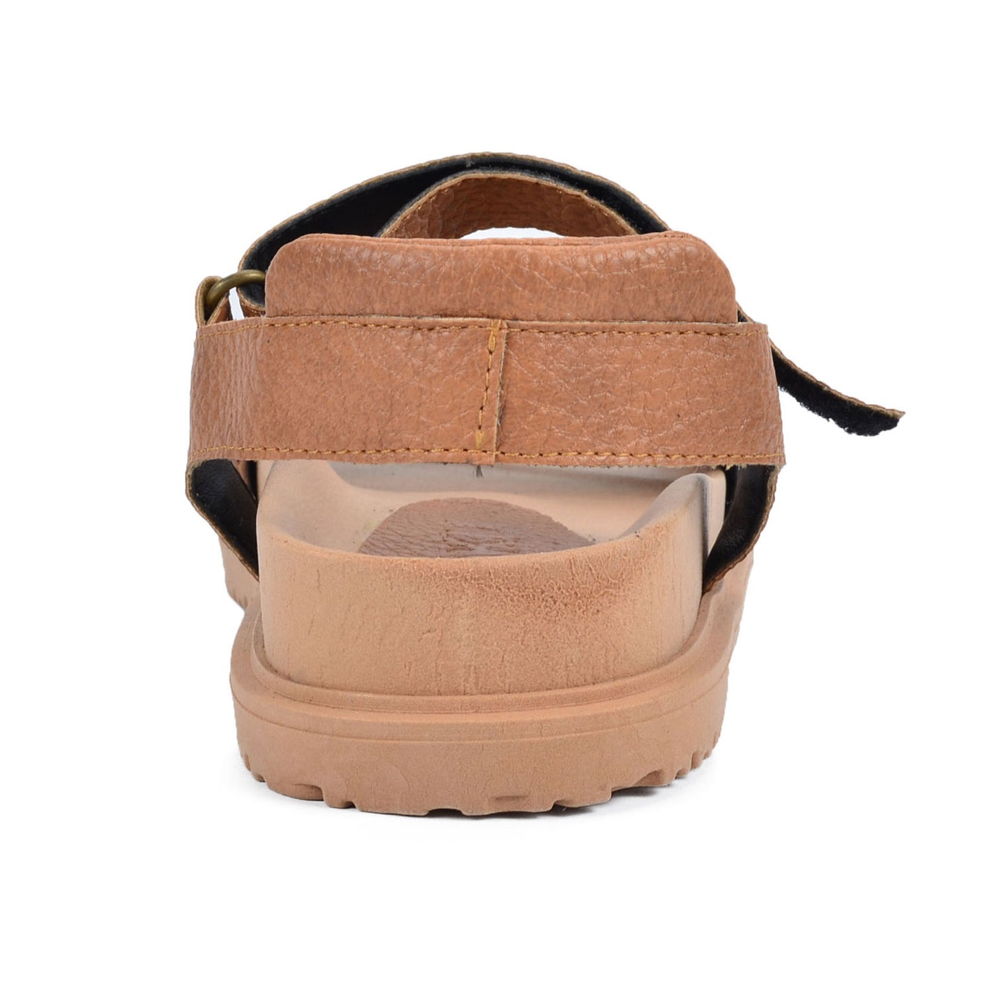 Dinamarca Tan | Leather Braided Flat Sandals