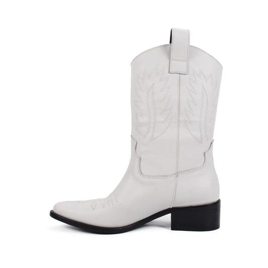 Juana Blanc | Bottes de cow-girl en cuir