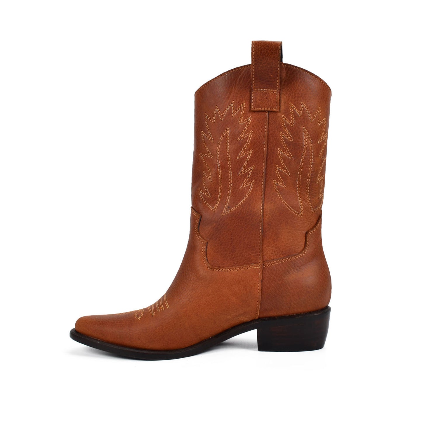 Juana Tan | Leather Cowboy Boots