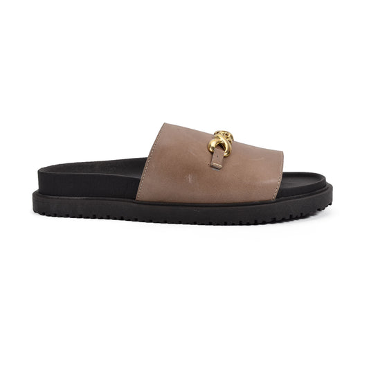 Portugal Vison | Flat Leather Sandals