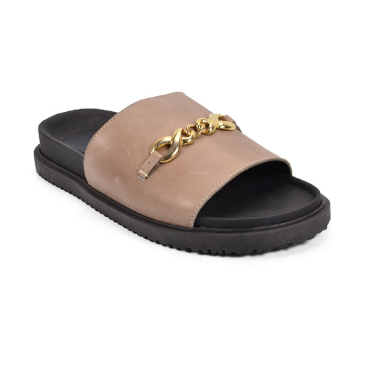 Portugal Vison | Flat Leather Sandals