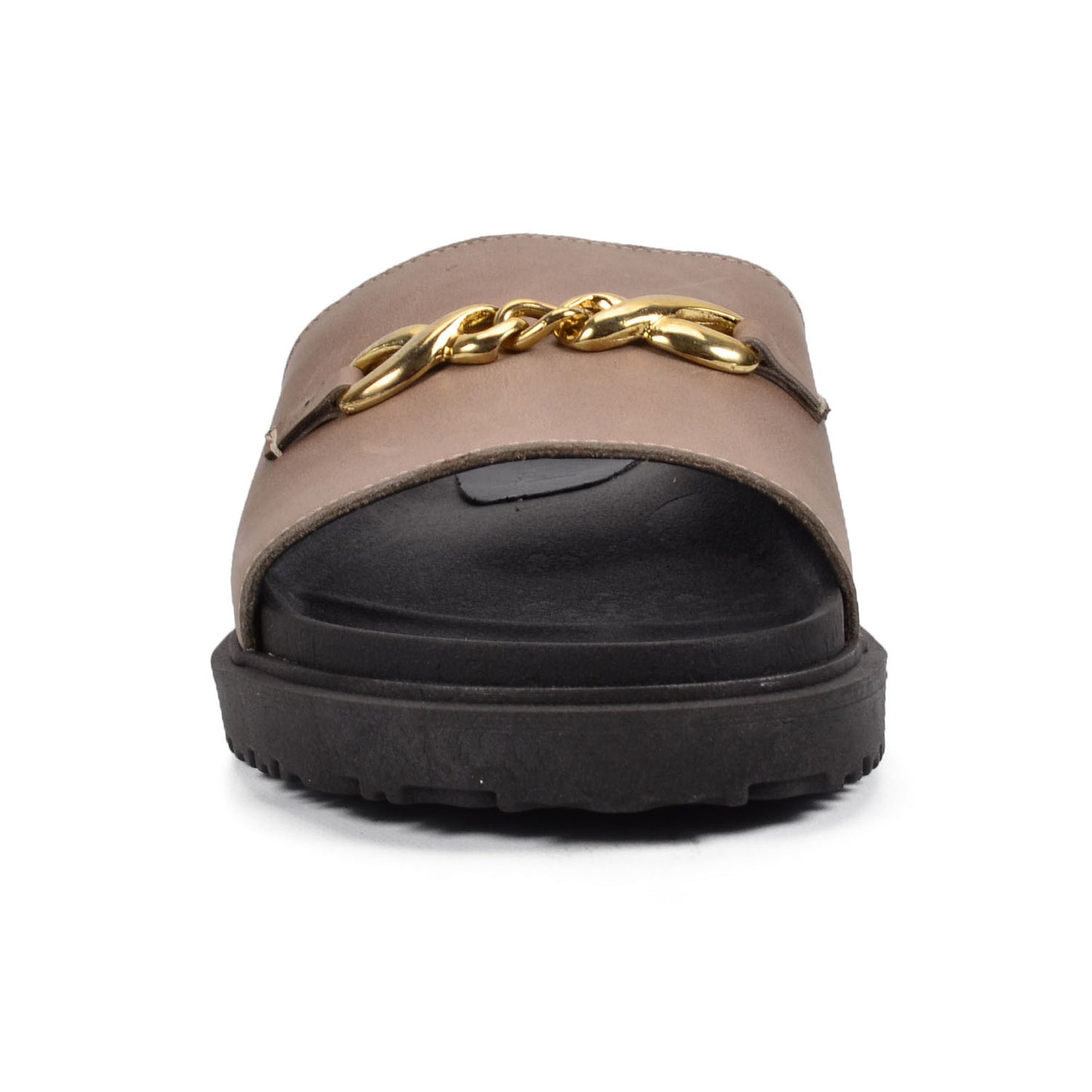 Portugal Mink | Flat Leather Sandals