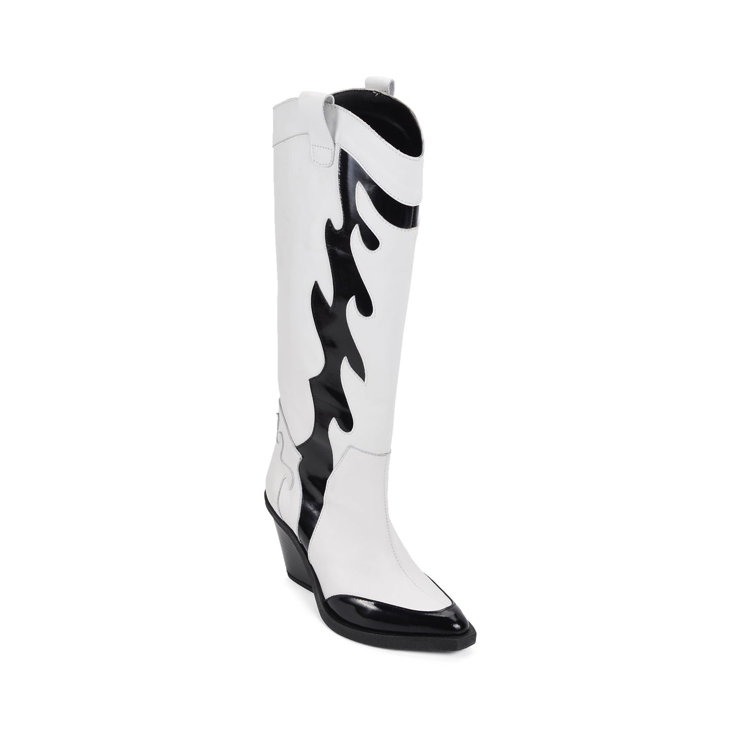 Piu Piu | Bottes de cow-girl en cuir blanc