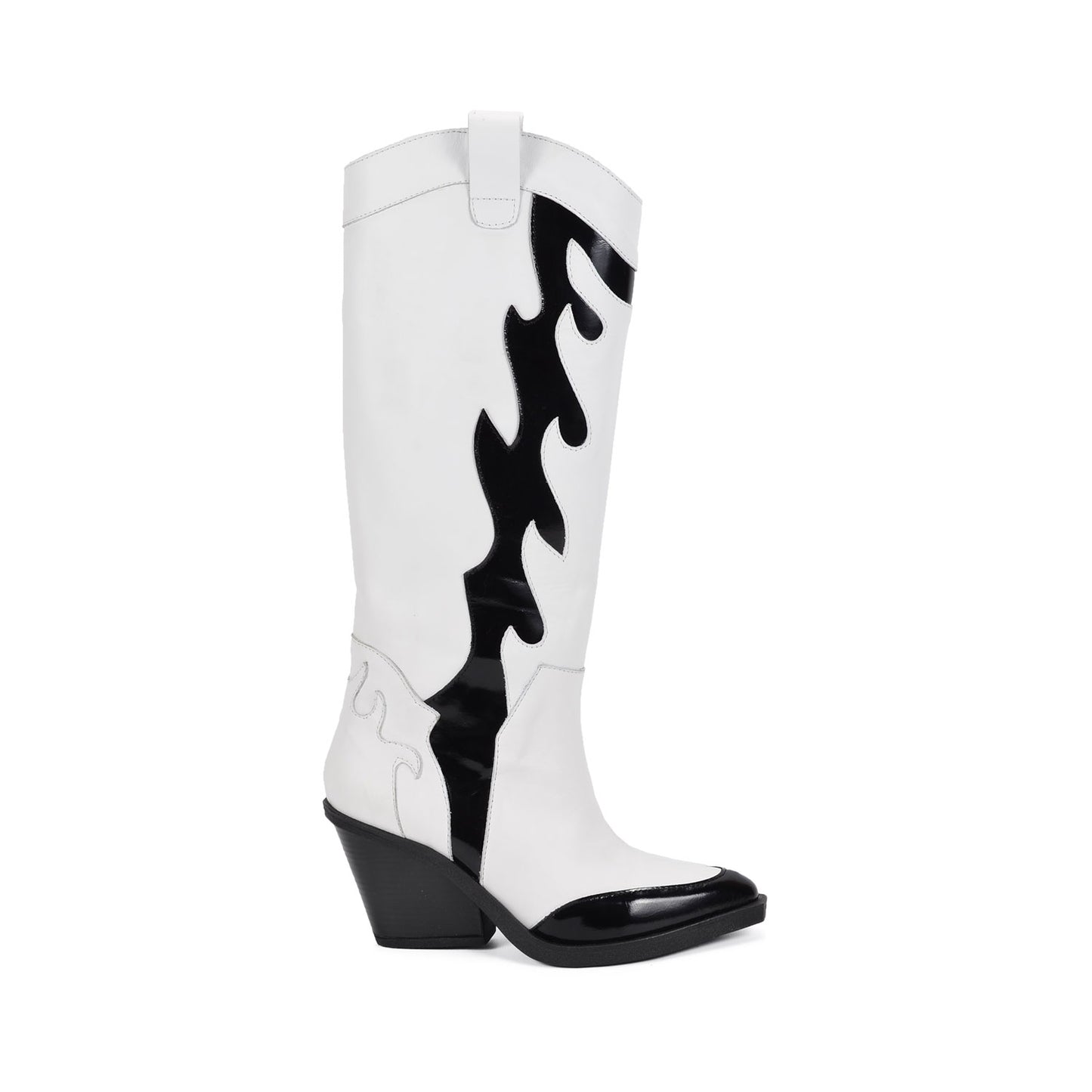 Piu Piu | Bottes de cow-girl en cuir blanc