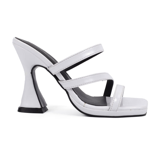 Irlanda White | Leather Strappy Sandals