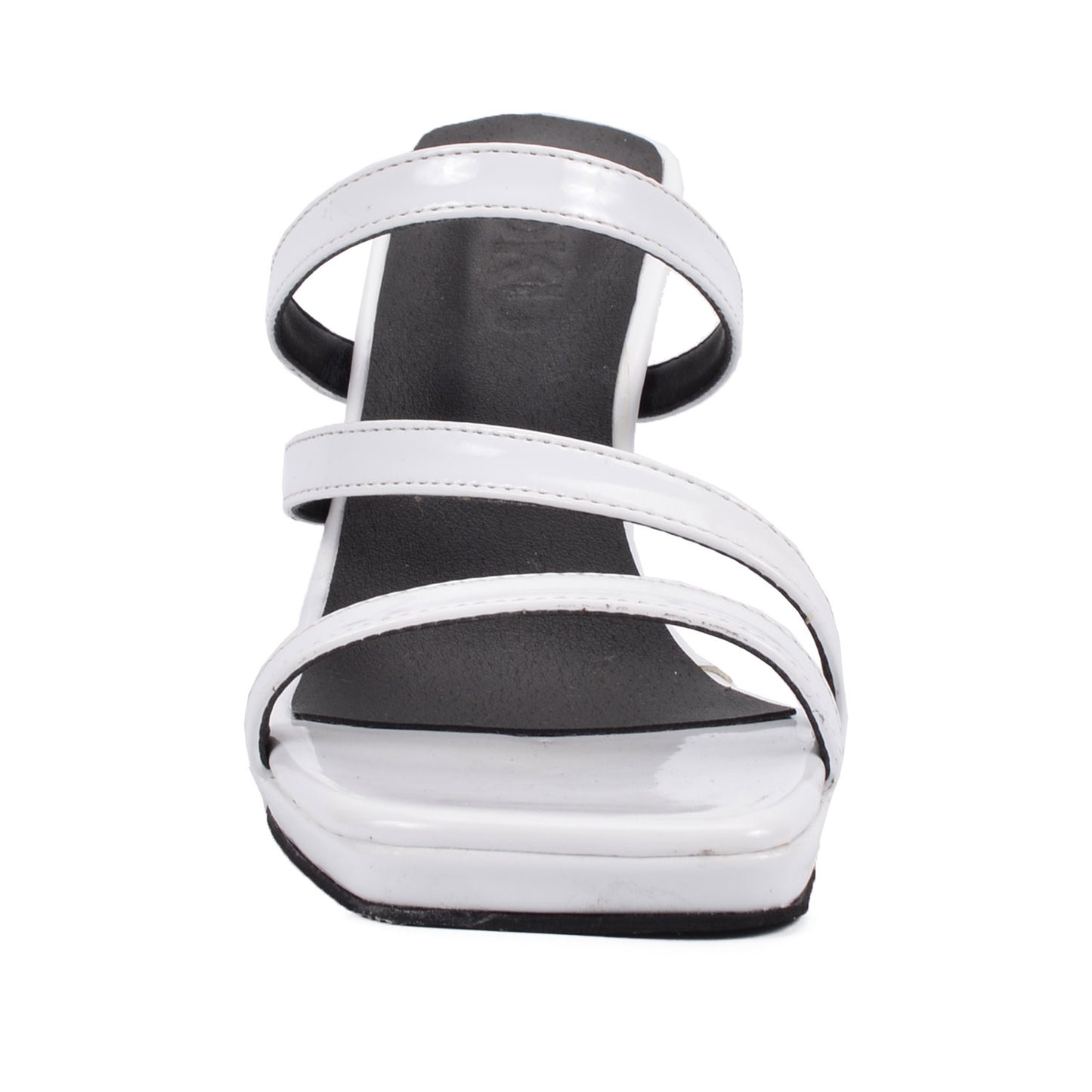 Irlanda White | Leather Strappy Sandals
